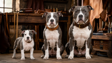 Amstaff Growth Chart: Weight, Height and Collar Size From Puppy to Adult