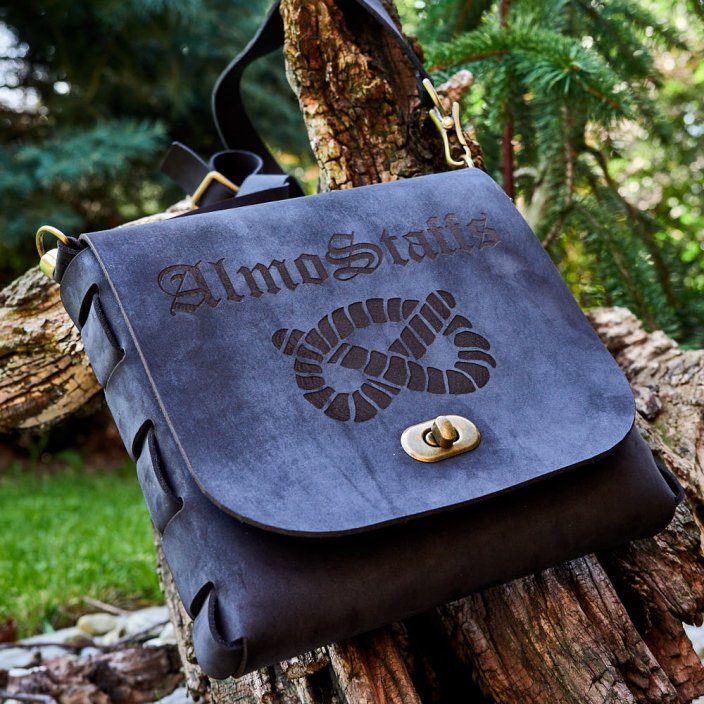 Leather Messenger Bag