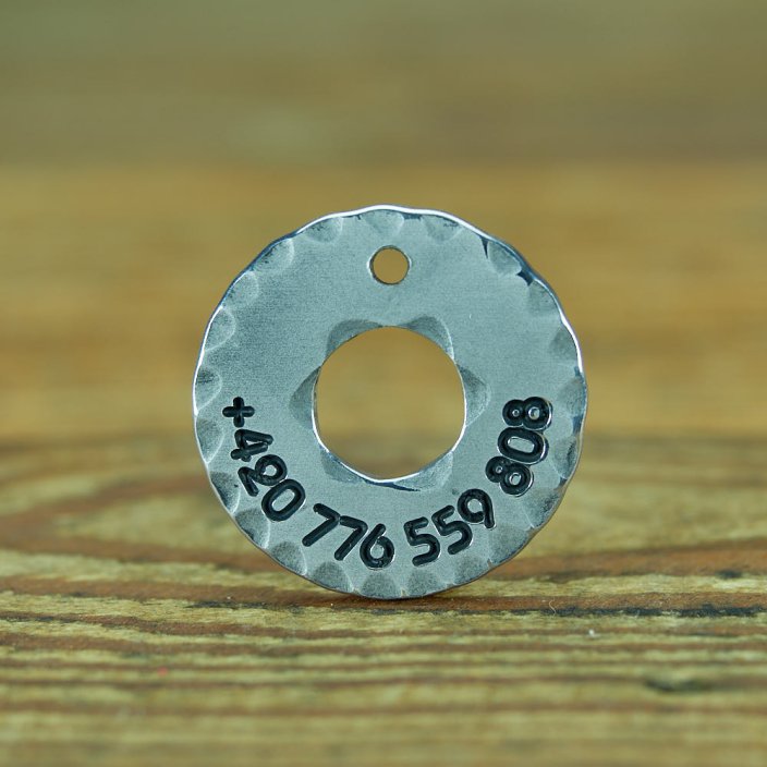 Circle Dog Tag Circle Dog Tag