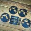 Round coasters for glasses Round coasters for glasses