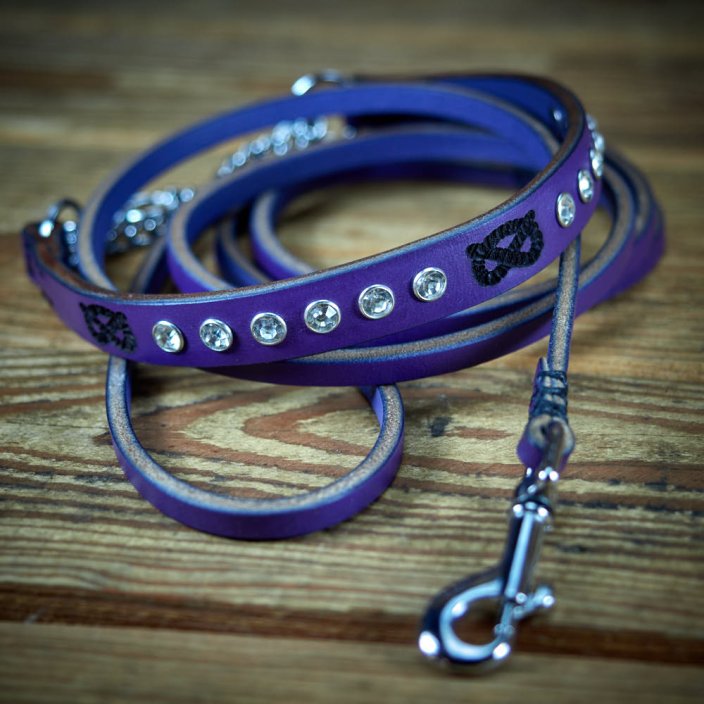 Swarovski Puppy Collar and Lead Set Slade Czech Swarovski Puppy Collar and Lead Set Slade Czech