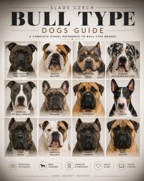 Guide des chiens de type bull, partie 1 : les grandes races bull incontournables