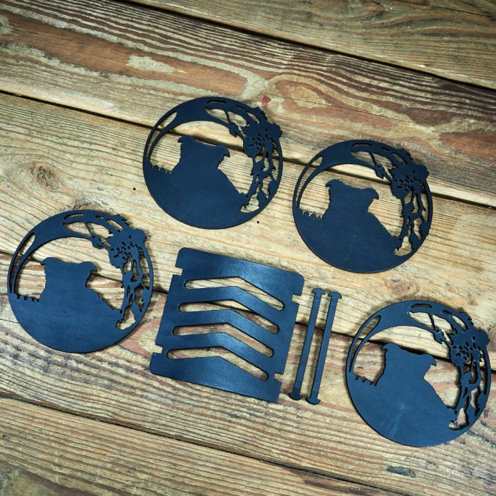 Round coasters for glasses Round coasters for glasses