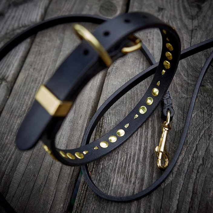 Pretzelicious Puppy Collar & Lead Set | Slade Czech Pretzelicious Puppy Collar & Lead Set | Slade Czech