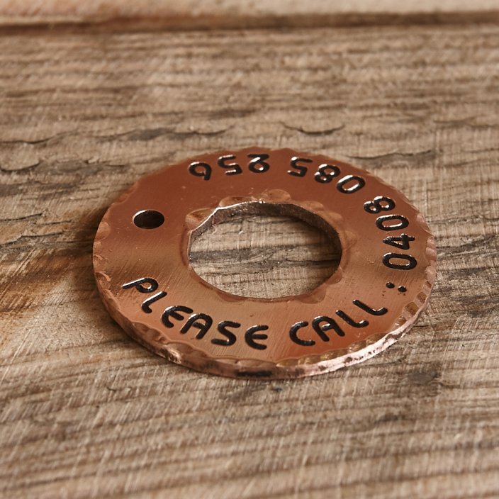 Circle Dog Tag Circle Dog Tag