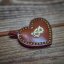 Staffie Heart Keyring Slade Czech Staffie Heart Keyring Slade Czech
