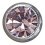 Pink, chrome setting