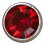 Red, chrome setting