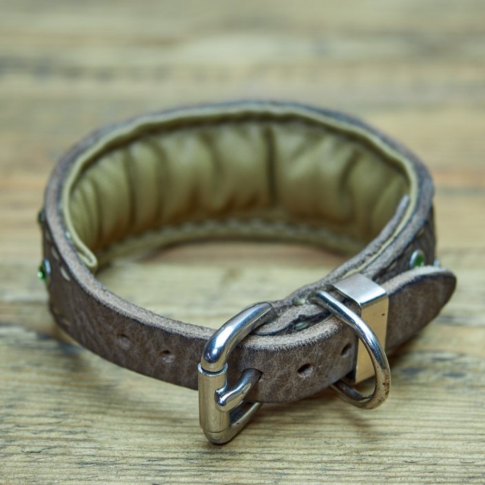Greyhounds collar Swarovski Gem Piece