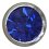 Blue dark, chrome setting