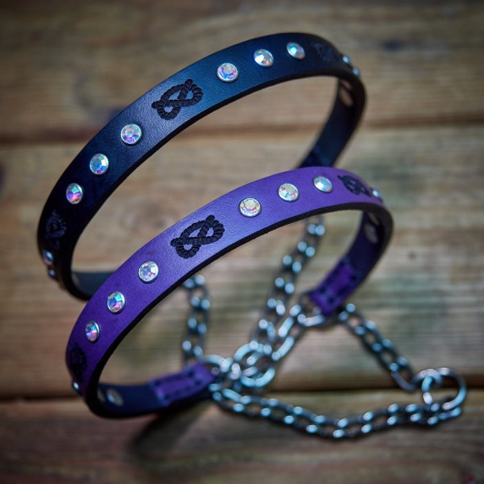 Swarovski Puppy Collar and Lead Set Swarovski Puppy Collar and Lead Set