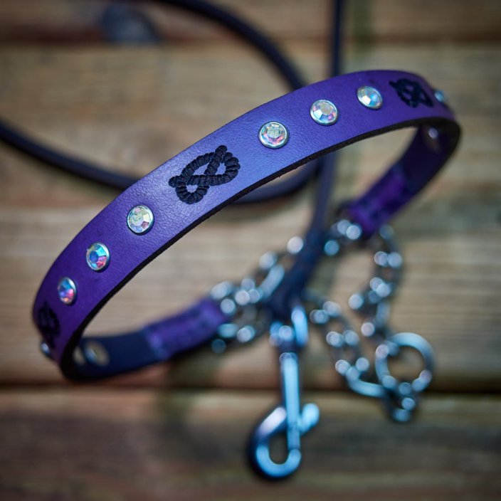 Swarovski Puppy Collar and Lead Set Swarovski Puppy Collar and Lead Set