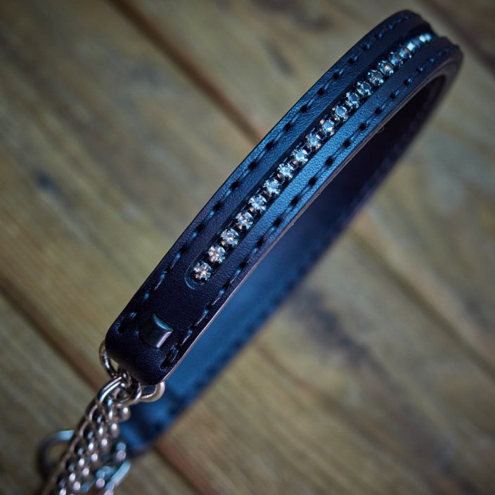 Dazzle Stone Half Check Collar Dazzle Stone Half Check Collar