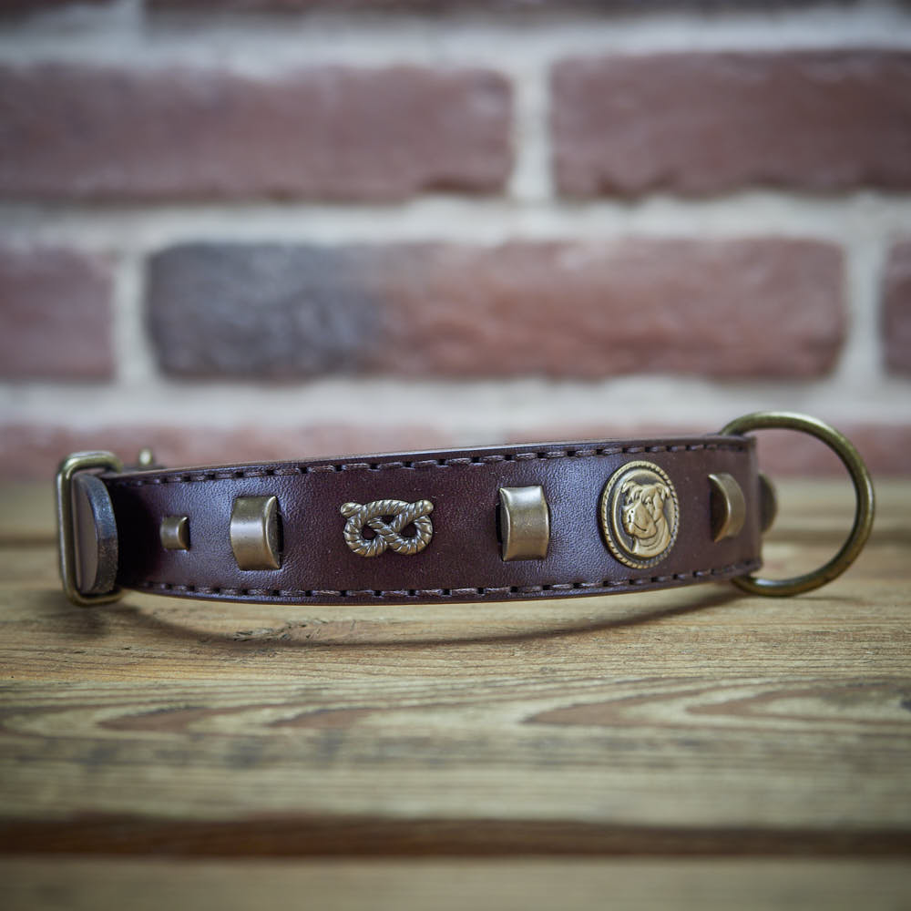 Vintage Paws Slade Czech Retrostyle dog collar.