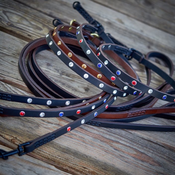 Collar and leash set Glitter Strap Collar and leash set Glitter Strap