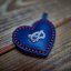Staffie Heart Keyring Slade Czech Staffie Heart Keyring Slade Czech