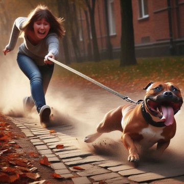 Training a dog on a leash How to handle pulling and not lose your nerve