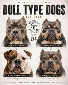 Přehled psů typu bull, 2. díl: „Bull & bully“ moderní parta Přehled psů typu bull, 2. díl: „Bull & bully“ moderní parta