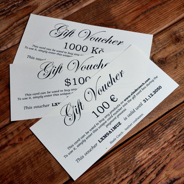 Gift voucher Gift voucher