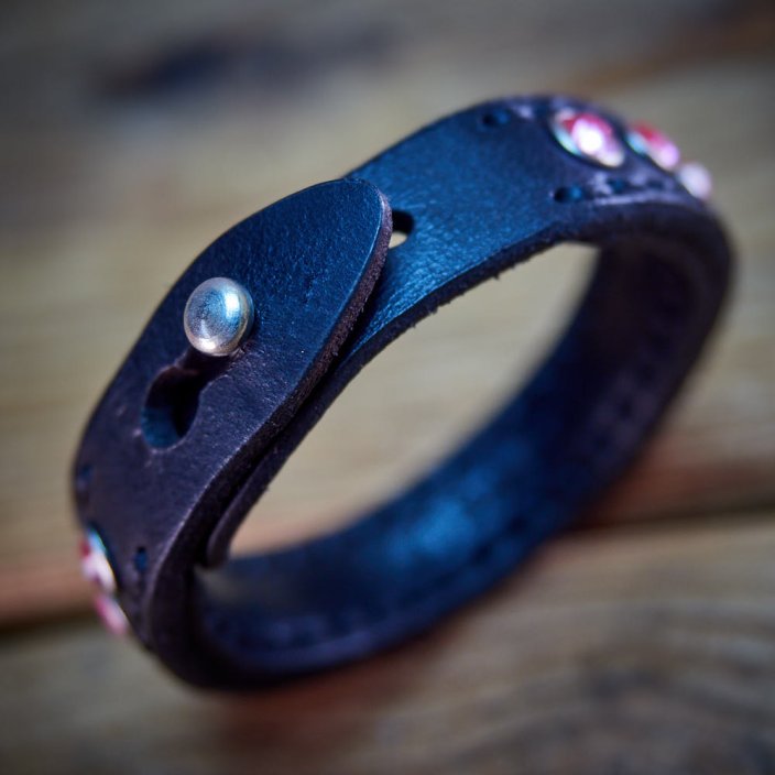 Crystal Rivets Bracelet