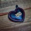 Staffie Heart Keyring Slade Czech Staffie Heart Keyring Slade Czech