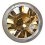 Antique Gold, chrome setting