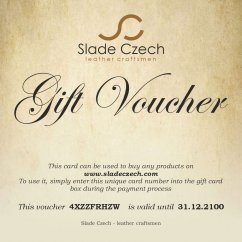 Gift voucher in any value